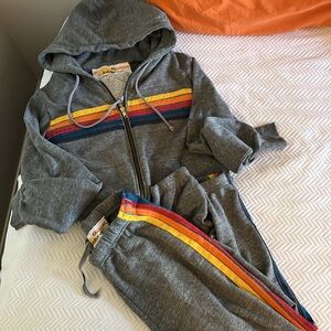 Aviator Nation- zip up hoodie & sweatpants set- XS original owner